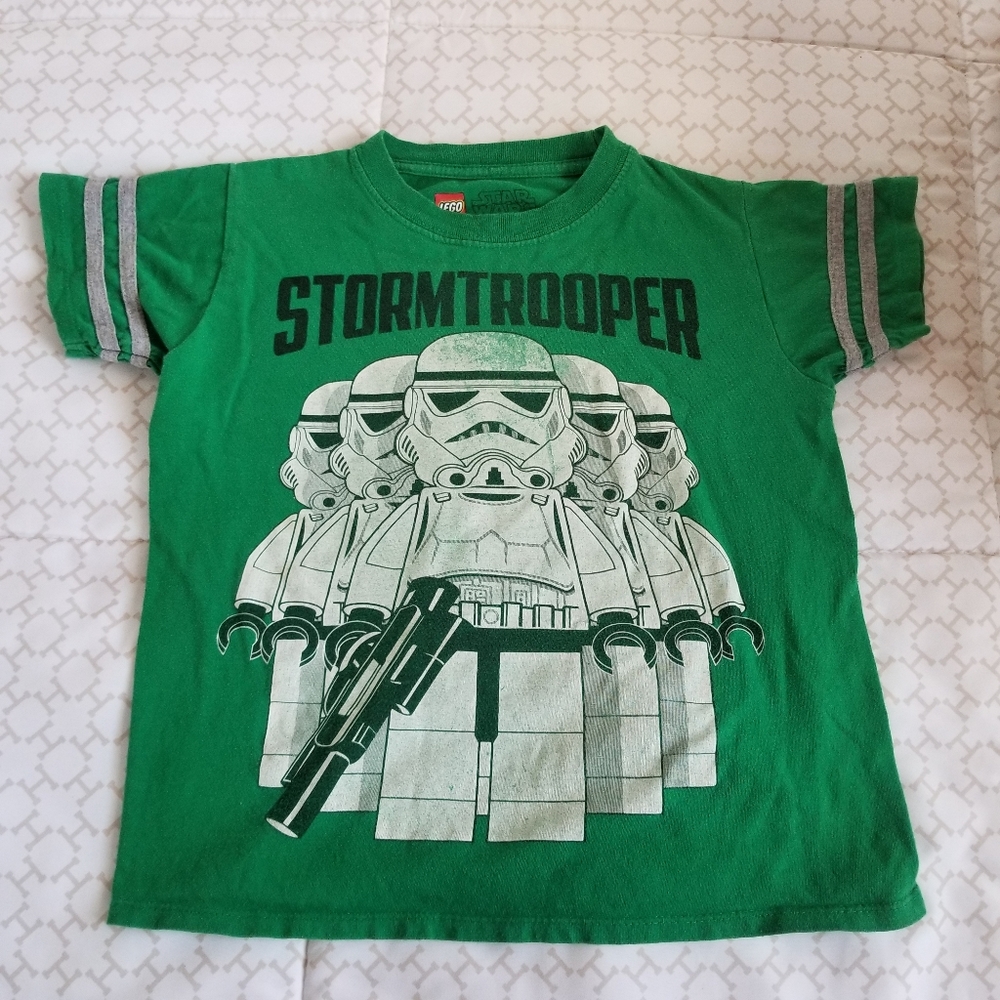 LEGO Star Wars Storm Trooper Green Tee Size 5/6